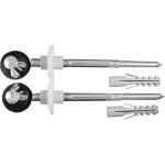 Duravit - accessoires - fixation pour bidet et wc suspendus, diam�tre 12 mm x 180 mm - cache - t�tes, ...