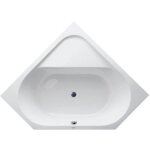 Duravit - baignoires d - code, 1400x1400mm, pentagonal, � encastrer,