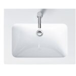Duravit - me by starck - meuble - lavabo 63x49 cm, avec un trou pour robinet, blanc alpin 2336630000