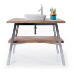 Duravit cape cod - vasque sans trop - plein, 460 x 460 mm, avec �lot de robinetterie, blanc 2340460000 ...