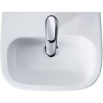 Duravit ? lave - mains � poser 450x340 mm avec trop - plein ? c�ramique blanche ? montage mural recommand� ...