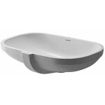 Duravit - d - code - vasque  encastrer 50x29 cm, sans trou, blanc alpin 0338490000
