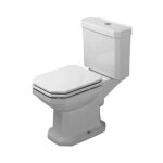Duravit - combinaison wc sur pied 1930, sortie horizontale, blanc,