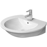 Duravit darling new lavabo 262165, avec trop - plein, 1 trou pour