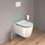 Duravit - soleil by starck - wc suspendu avec abattant softclose, rimless, hygieneflush, hygieneglaze, ...