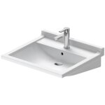 Duravit - lavabo starck 3 vital 60cm, 1 trou pour robinet,