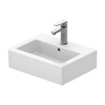 Duravit - vero - lave - mains 45x35 cm, avec un trou pour mitigeur, blanc alpin 0704450000