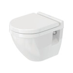 Duravit - wc suspendu starck 3 compact 47, 5 cm, lavable,