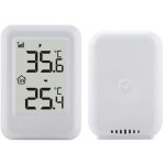 Durficst - mini thermomtre numrique intrieur / extrieur ts - ft0401 avec cran lcd et moniteur de ...