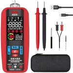 Multimètre numérique intelligent lcd couleur testeur de courant automatique avec sonde de température ... Multimètre numérique intelligent lcd couleur testeur de courant automatique avec sonde de température ...