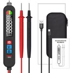 Durficst - s5x stylo multimtre numrique rechargeable avec grand cran couleur vfd dtecteur d'lectricit ...