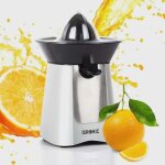 Duronic - presse - agrumes lectrique je6 / sr en inox de 100w avec bec verseur et deux cnes interchangeables ...