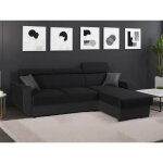 Lisa design - dustin - canap d'angle rversible - 4 places - convertible avec coffre - ttires rglables ...