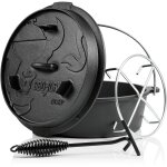 Dutch oven do6px 7, 3 litres premium marmite en fonte - bbq - toro