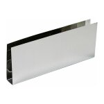 Duval - plinthe u inox ht. 150mm l930