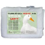 Duvet d'oie stream estivo l�ger 150 gr. 80% plume oca 20% couette oca bicolore courtepointe 1 carr� cm. ...