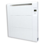 Dx drexon - drexon 744100 - radiateur cramique  inertie hermano 1000w - 52, 5 x 7, 5 x 59 cm - blanc ...