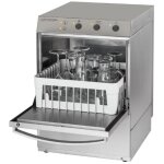 Dynasteel - lave - verre professionnel avec doseur de liquide de rinage et dtergent - 35 x 35 cm