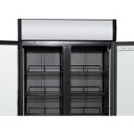 Dynasteel - vitrine à boissons réfrigérée - 2 portes - 736 l avec canopy Dynasteel - vitrine à boissons réfrigérée - 2 portes - 736 l avec canopy