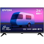 Dyon tv led enter 24 pro - x - v, 24  (60 cm), hd, c�ble de connexion 12 v