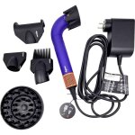 Hd18 supersonic r pro hair dryer vinca blue / topaz sche - cheveux bleu violac, topaze - dyson