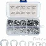 E clip anneau 304 inox circlips exterieur assortiment de circlips 1. 5 / 2 / 3 / 4 / 5 / 6 / 7 / 8 / ...