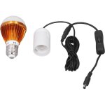 E27 boule ampoule led solaire spirale f�te ampoule 12v 5w lumi�re blanche ampoule solaire pour tente ...
