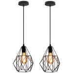 E27 lustre suspension industrielle vintage luminaire plafonnier mtal lampe  suspension gomtrique ...