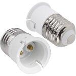 E27 vers b22 adaptateur de douille, e27 vis vers b22 ba�onnette convertisseur de douille, 0 - 250v, pour ...