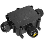 Solera - boitier de raccordement 3 brins pour luminaires ip68 outdoor black series. dimensions 9, 3x7, ...