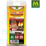 Cordon + colle pour po�le 6mm