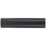 Eac - tuyau en porcelaine pour po�les � bois noir mat 'ala smalto classic' - � mm. 100x500h.