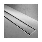 Easy drain modulo taf low caniveau de douche - 80x6. 7cm - avec bride de sol - siphon: 50mm - inox brossé ... Easy drain modulo taf low caniveau de douche - 80x6. 7cm - avec bride de sol - siphon: 50mm - inox brossé ...