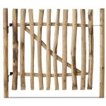 Easycloture - portillon bois ganivelle h 1m20 x l 1m