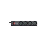 Multiprise / parafoudre eaton protection strip 4 din - ps4d - 4 prises din europeennes - noir