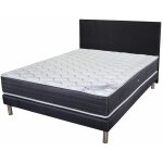 Ebac literie - matelas + sommier tapissier 160x200 ressorts - ramage - soutien ferme Ebac literie - matelas + sommier tapissier 160x200 ressorts - ramage - soutien ferme