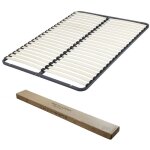 Ebac literie - sommier dmontable 140x190 22 lattes - 44 lattes bois - fabrication franaise