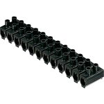 Barrette de connexion à vis 6 mm² noire - ebenoid Barrette de connexion à vis 6 mm² noire - ebenoid