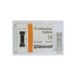 L'ebenoid - fusible 25a cartouche 10x38mm gg usage industriel (boite de 10) hpc 120ka 500v avec voyant ...
