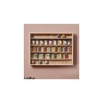 Ebuy24 - vitrine 4 étagères 80x9, 5x60 cm chêne - show Ebuy24 - vitrine 4 étagères 80x9, 5x60 cm chêne - show