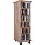 Ebuy24 - etag�re cd / dvd m�dia valenza h. 98 x l. 31 x p. 35 cm sonoma eiche (s�gerau)