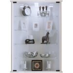 Vitrine murale vecko h. 88 x. l. 67 x p. 23 cm blanc Vitrine murale vecko h. 88 x. l. 67 x p. 23 cm blanc