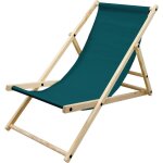 Ecd germany - chaise longue pliante chilienne en bois de pin, vert fonc�, dossier r�glable, 3 positions ...