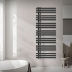 Ecd germany iron em design radiateur sche - serviettes - 600 x 1600 mm - anthracite - connexion latral ...