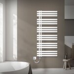 Ecd germany - radiateur de salle de bain lectrique, design iron em, avec rsistance 1200 w, 600 x 1400 ...