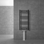 Ecd germany radiateur design sahara non electrique - 400 x 800 mm - anthracite - connexion central - ...