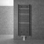 Ecd germany radiateur design sahara non electrique - 600 x 1500 mm - anthracite - connexion central - ...