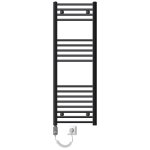 Ecd germany radiateur de salle de bain electrique, anthracite, el�ment chauffant 900w chrom�, grande ...