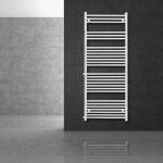 Ecd germany - radiateur sche - serviettes - 600 x 1600 mm - blanc - connexion latral 650 mm - forme ...