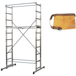 Echafaudage domestique: hauteur de travail max 3. 78m + ceinture porte - outils - 203702 - ceinture